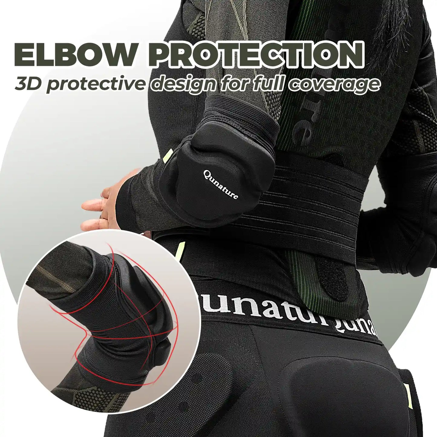 Flexible & Durable Elbow Pads with 3D Full Coverage