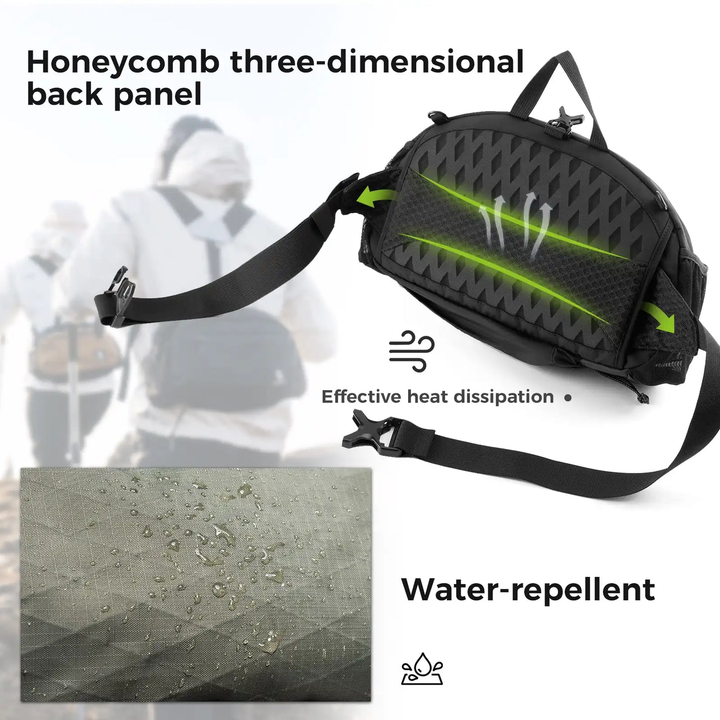 Lightweight Outdoor Backpack Waist Bag