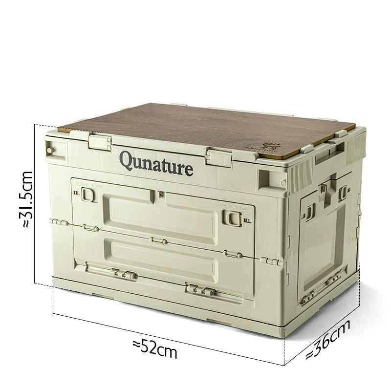 60L & 26L Multi-Door Folding Storage Box with Tabletop