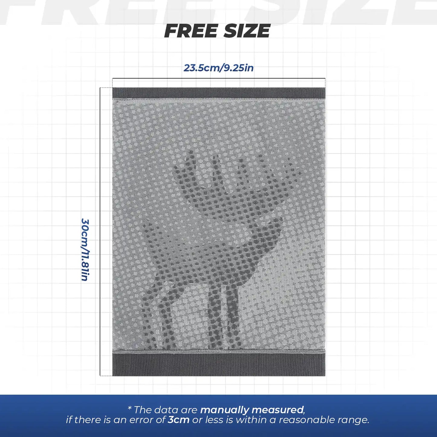 Warm Ski Face Mask - Reindeer Series, Skin-Friendly & Breathable