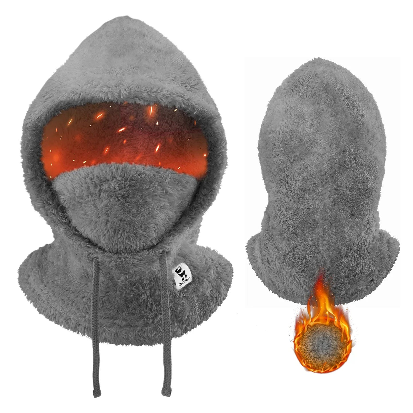Ski Head Cover with Adjustable Ventilation and Detachable Liner for Winter Sports