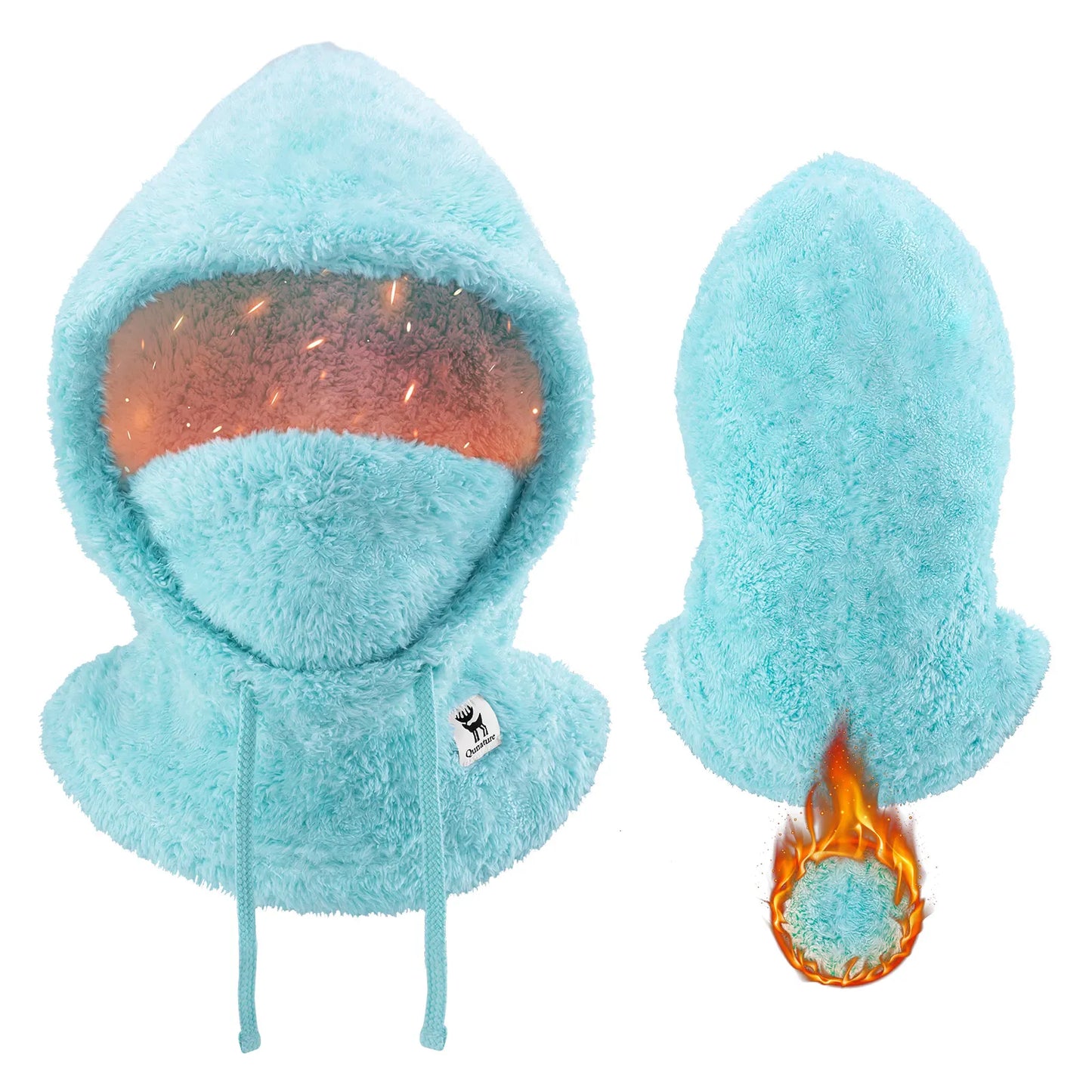 Ski Head Cover with Adjustable Ventilation and Detachable Liner for Winter Sports