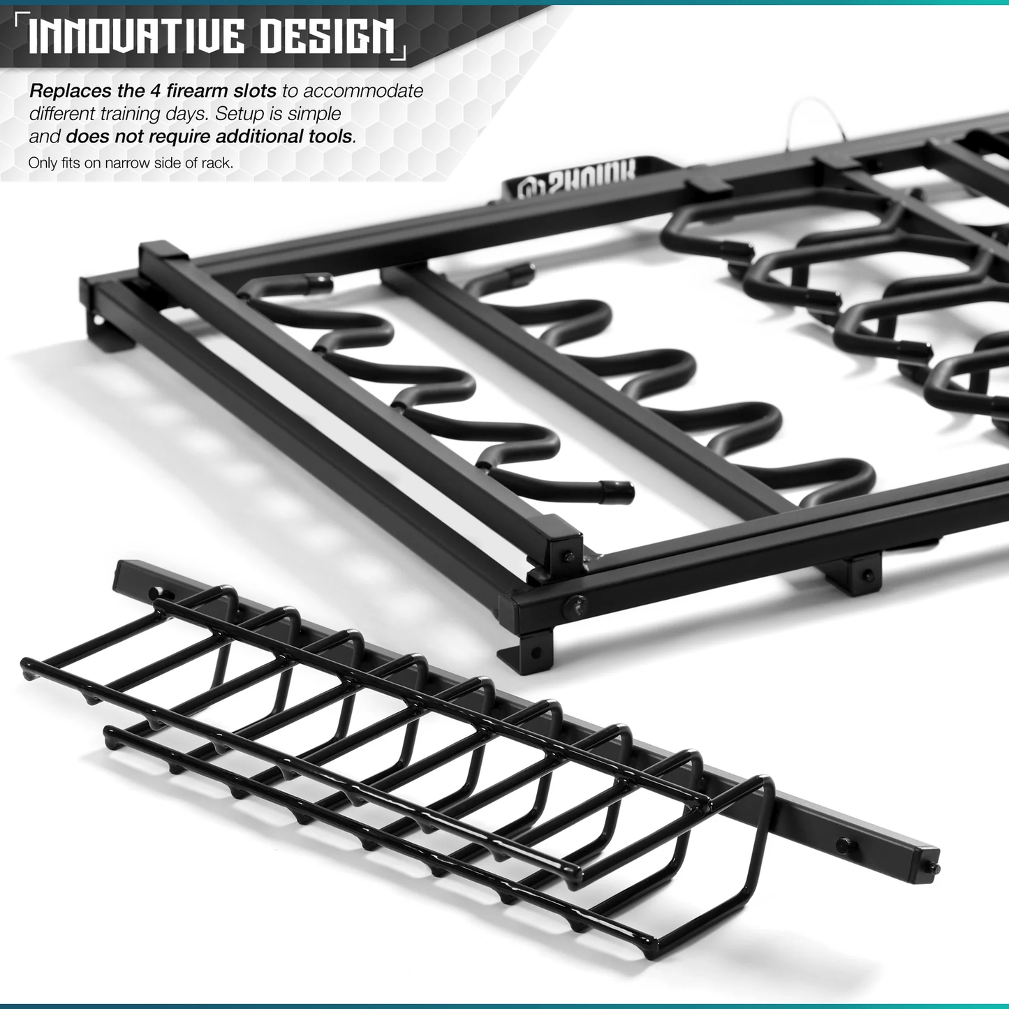 Pistol Rack Attachment for Shorty Rack of 9