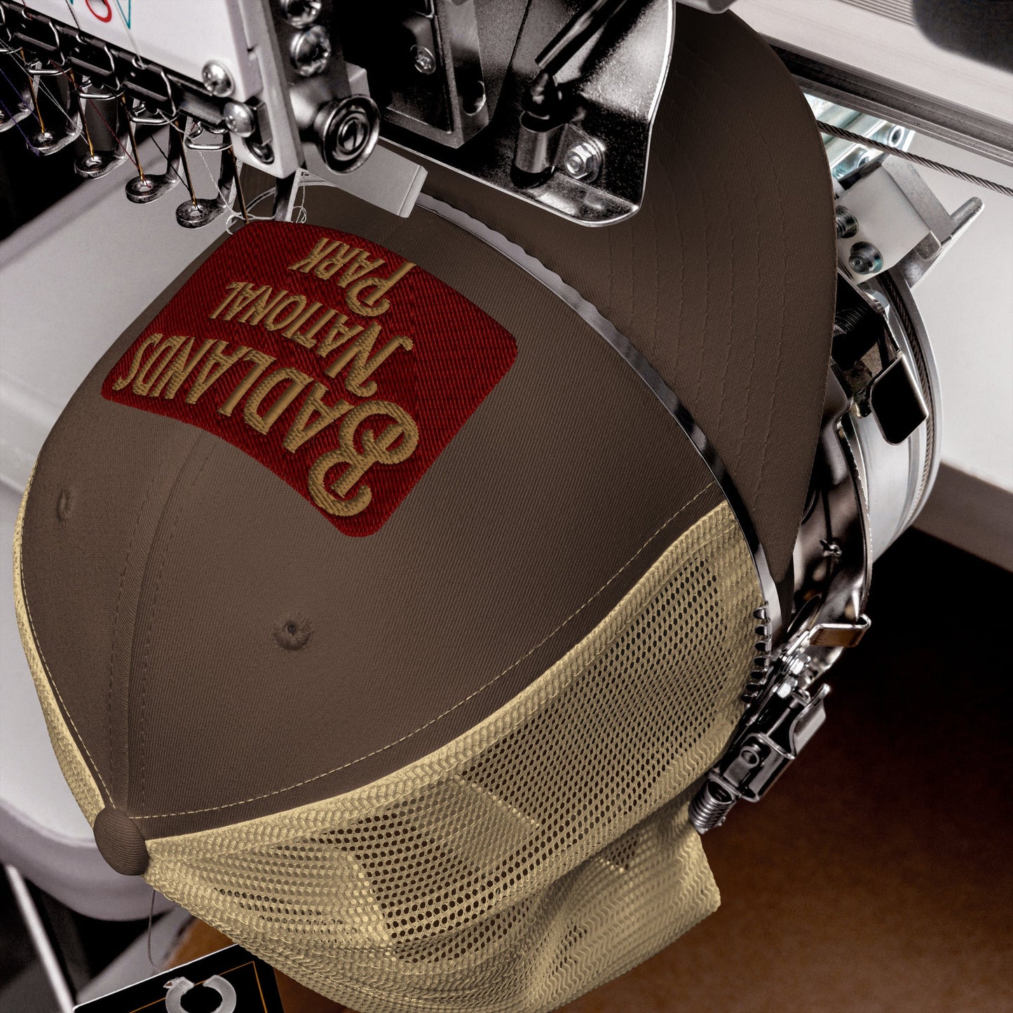 Badlands National Park Sign Embroidered Trucker Hat