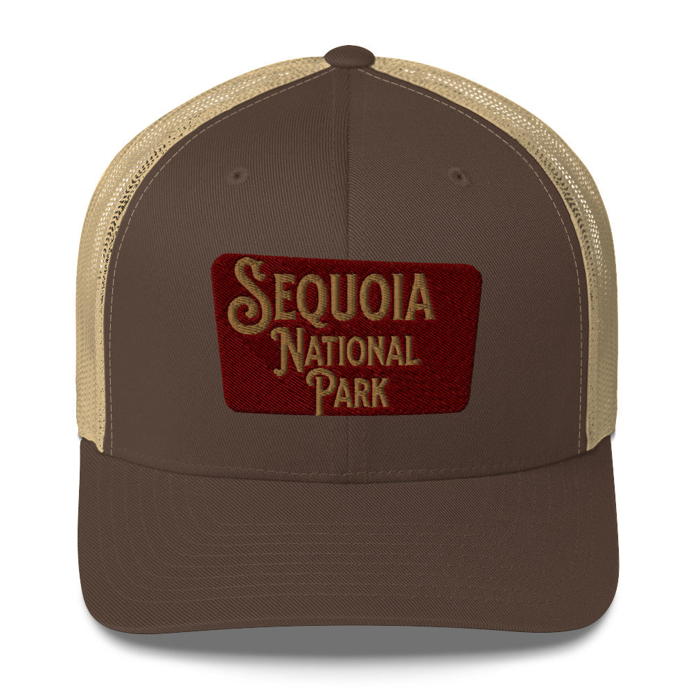 Sequoia Embroidered National Park Trucker Hat