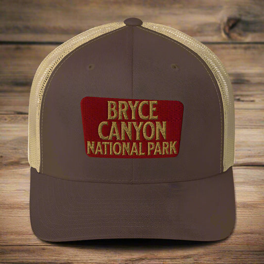 Bryce Canyon National Park Sign Embroidered Trucker Hat