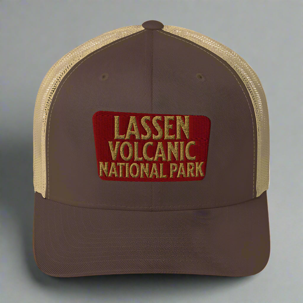 Lassen Volcanic National Park Embroidered Trucker Hat