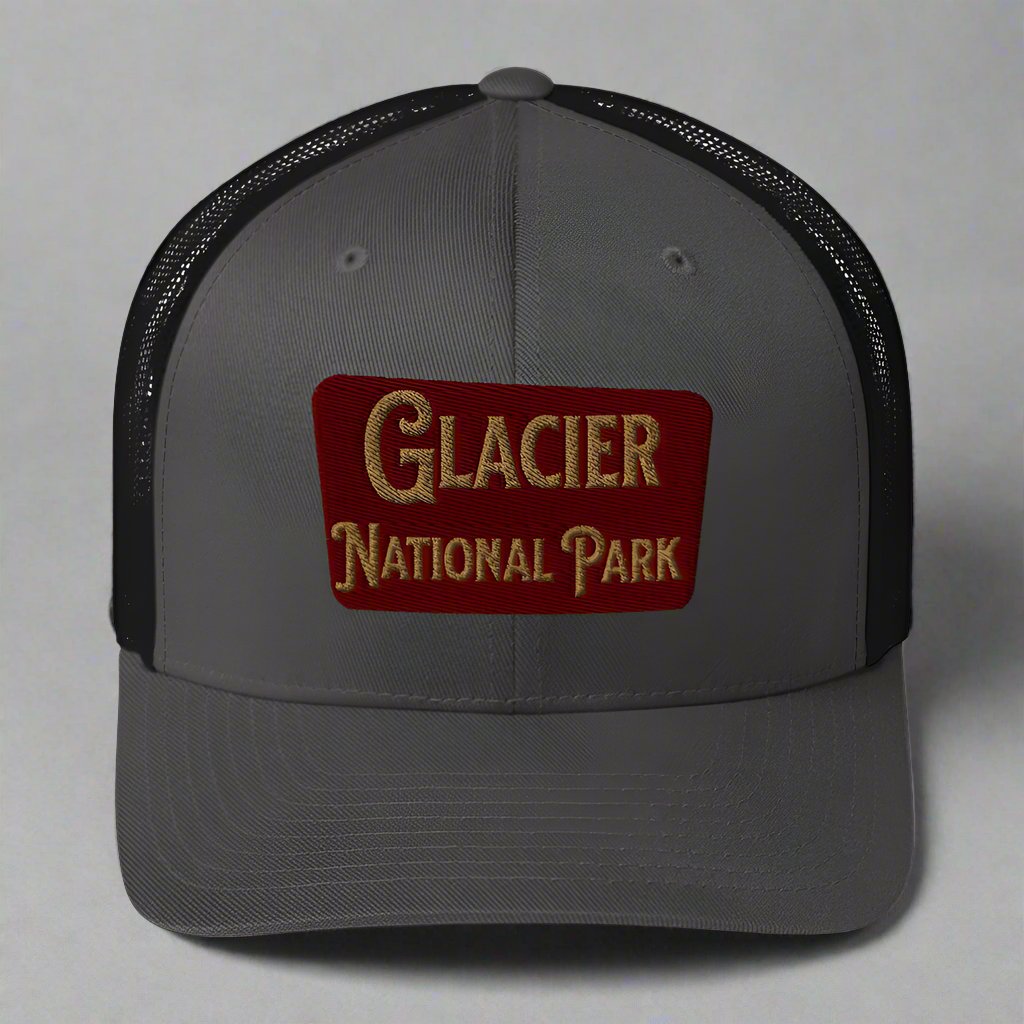 Glacier Embroidered National Park Trucker Hat