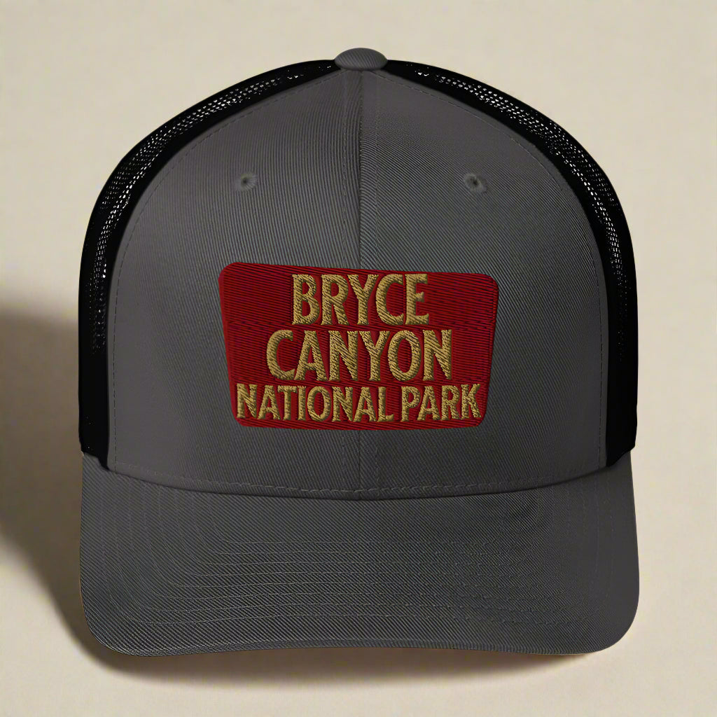 Bryce Canyon National Park Sign Embroidered Trucker Hat