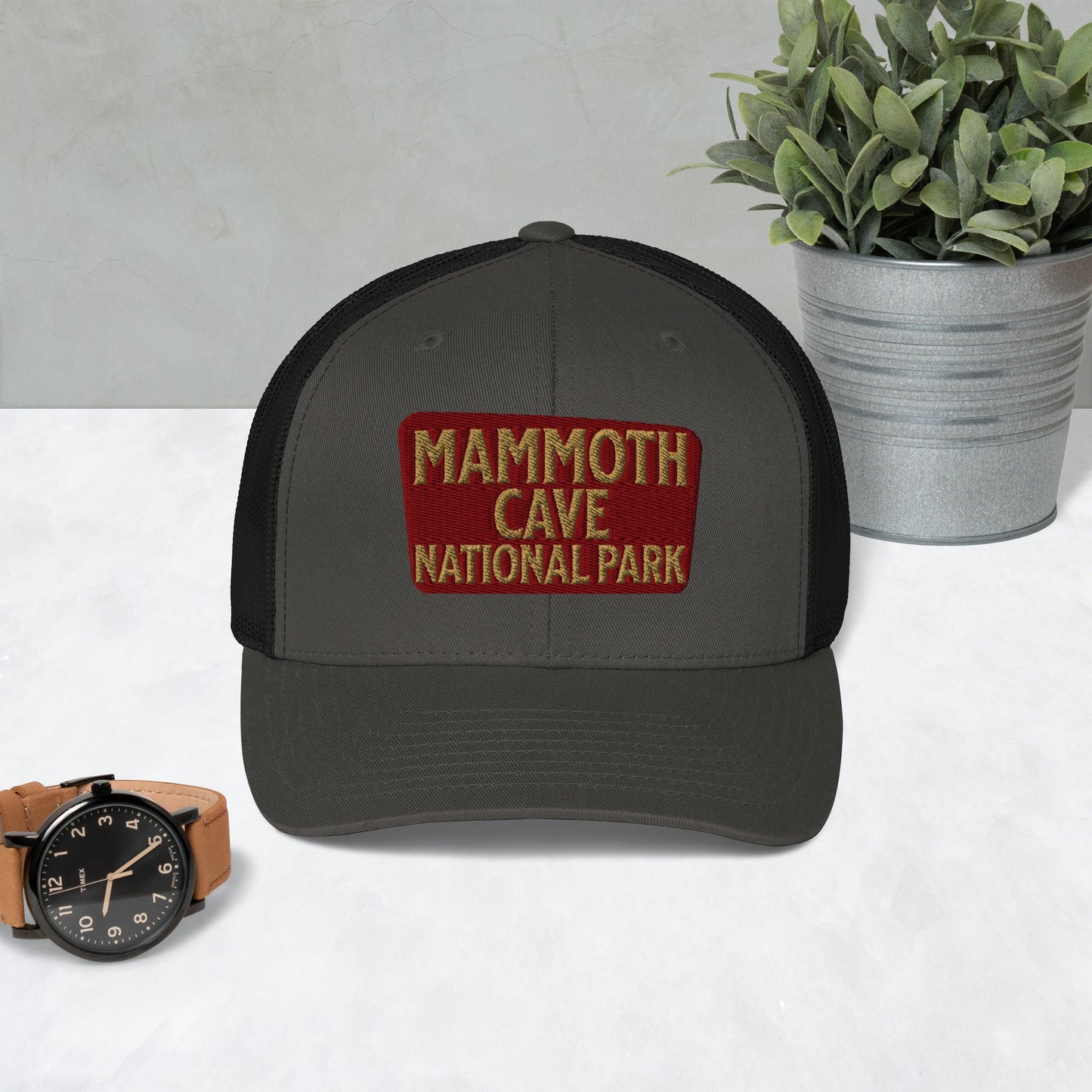 Mammoth Cave National Park Embroidered Trucker Hat