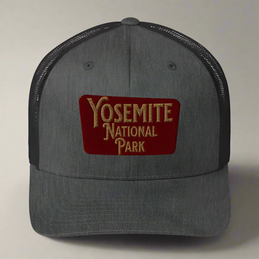 Yosemite Embroidered National Park Trucker Hat