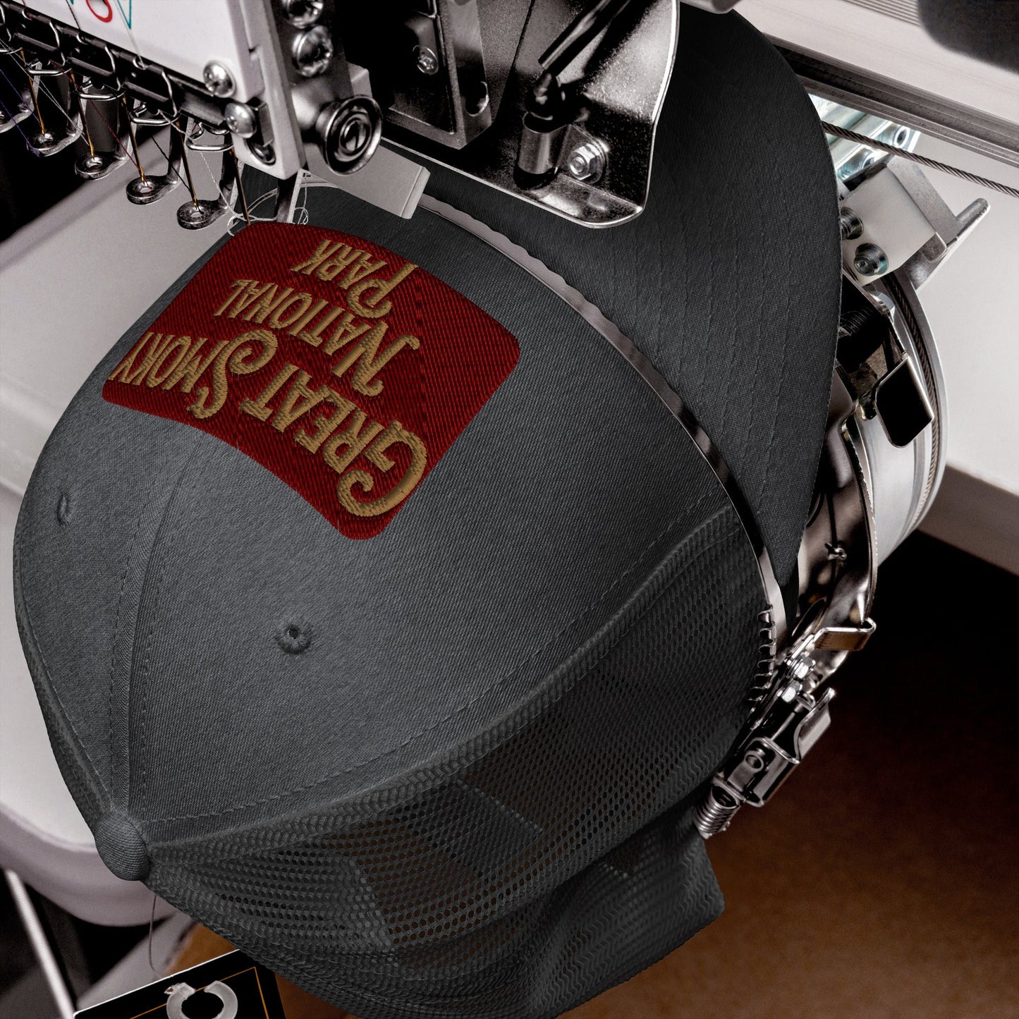 Great Smoky Mountains National Park Embroidered Trucker Hat