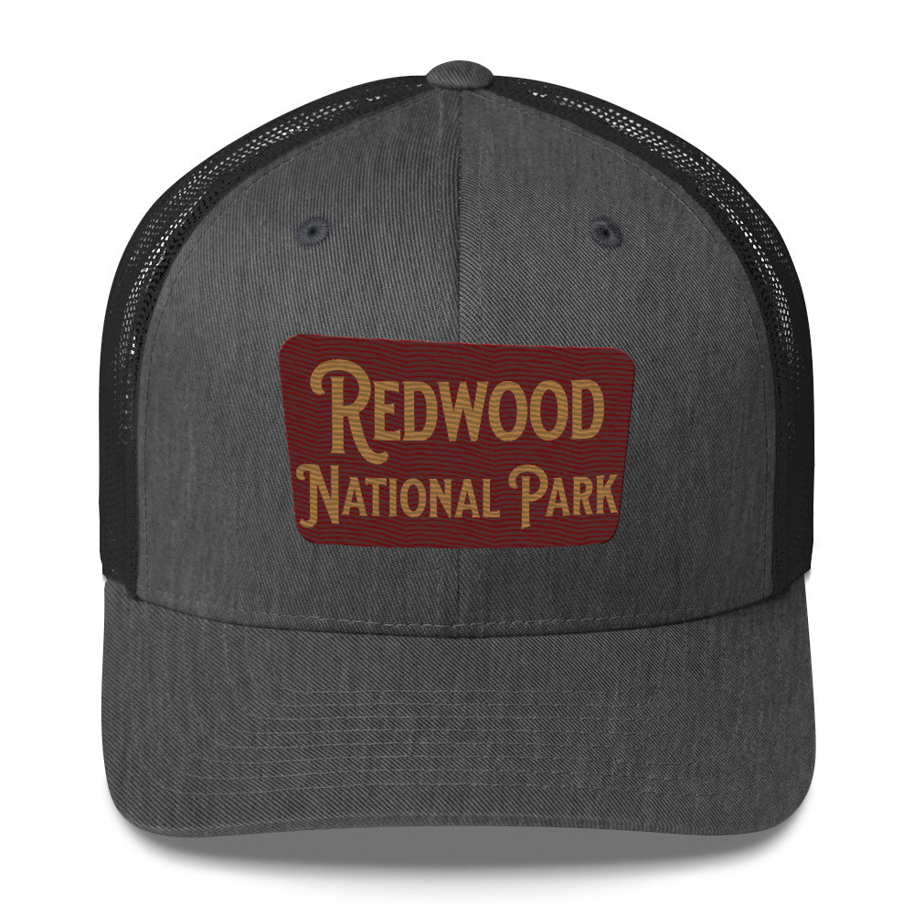 Redwood Embroidered National Park Trucker Hat