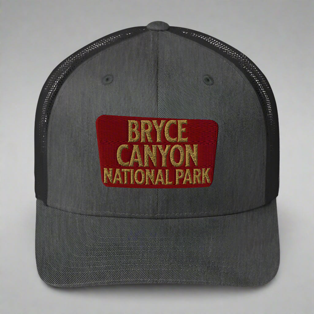 Bryce Canyon National Park Sign Embroidered Trucker Hat