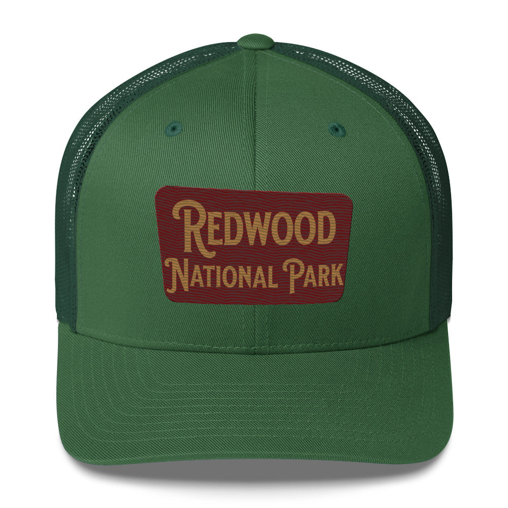 Redwood Embroidered National Park Trucker Hat