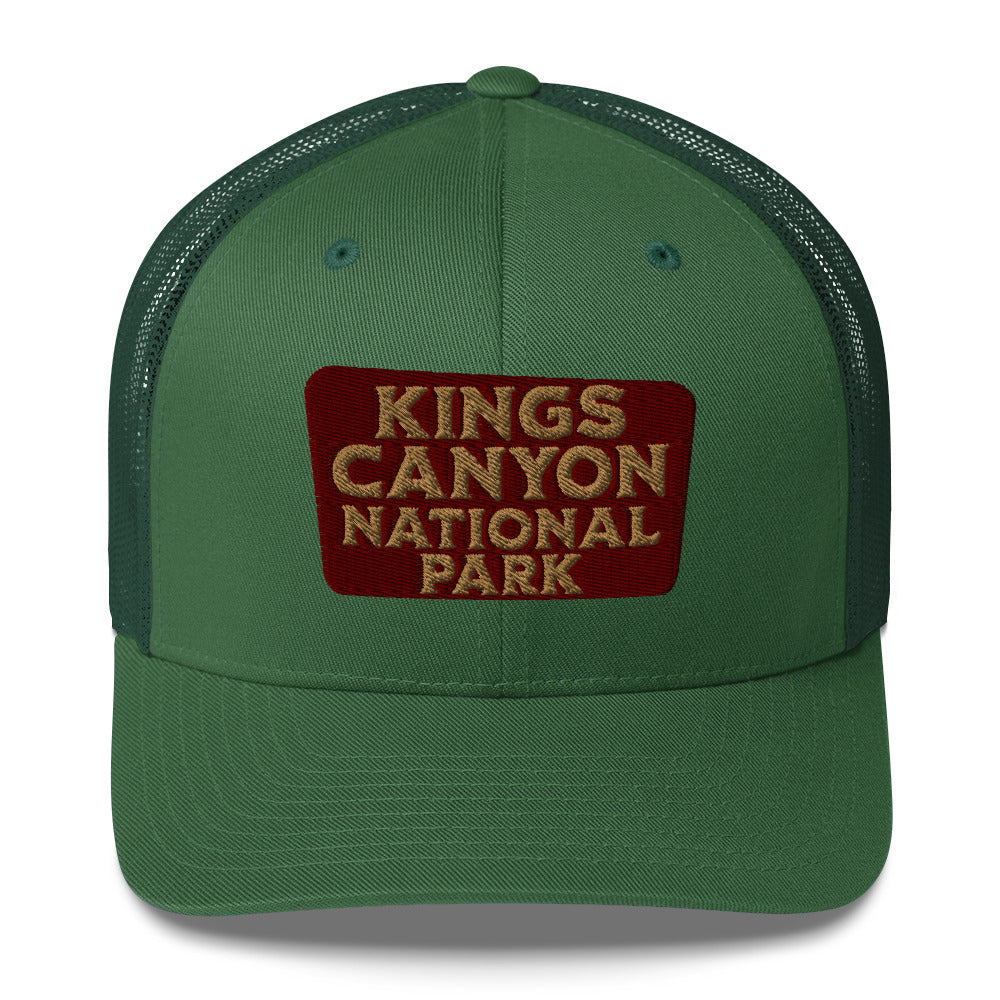 Kings Canyon National Park Embroidered Trucker Hat