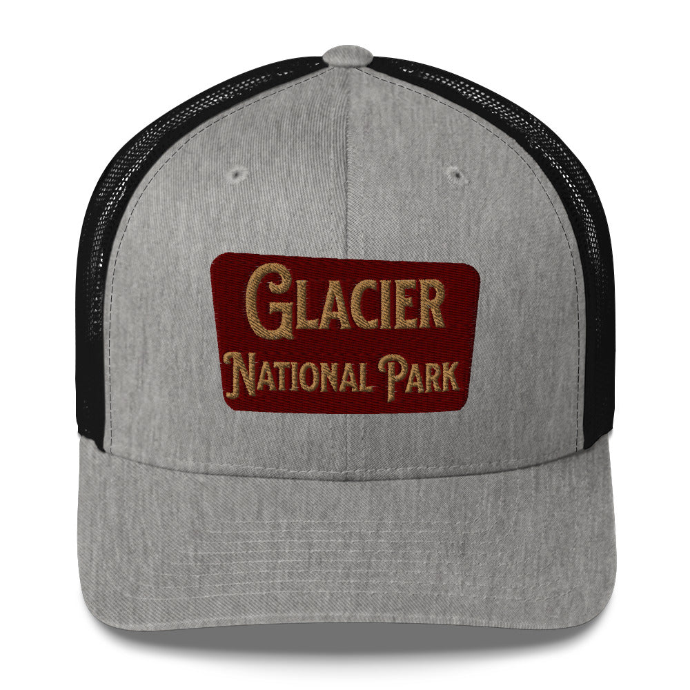 Glacier Embroidered National Park Trucker Hat