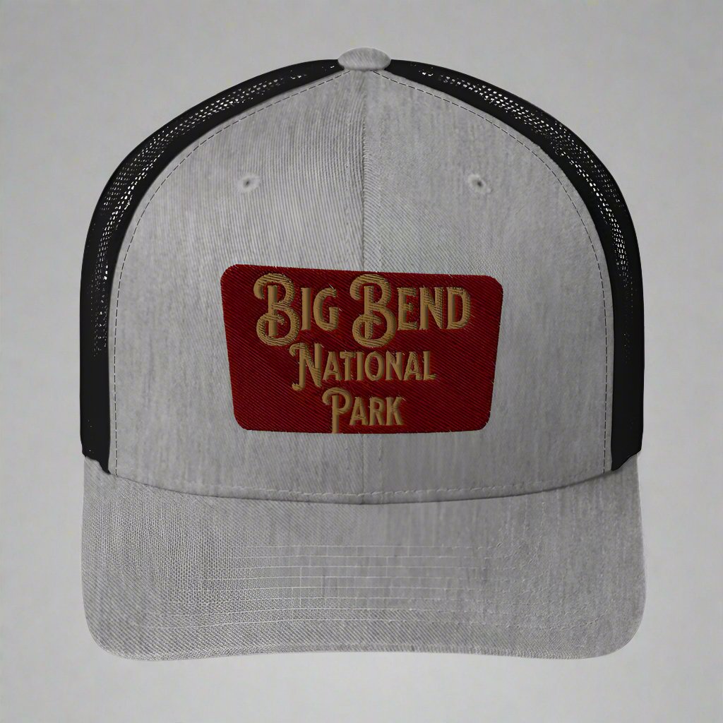 Big Bend Embroidered National Park Sign Trucker Hat