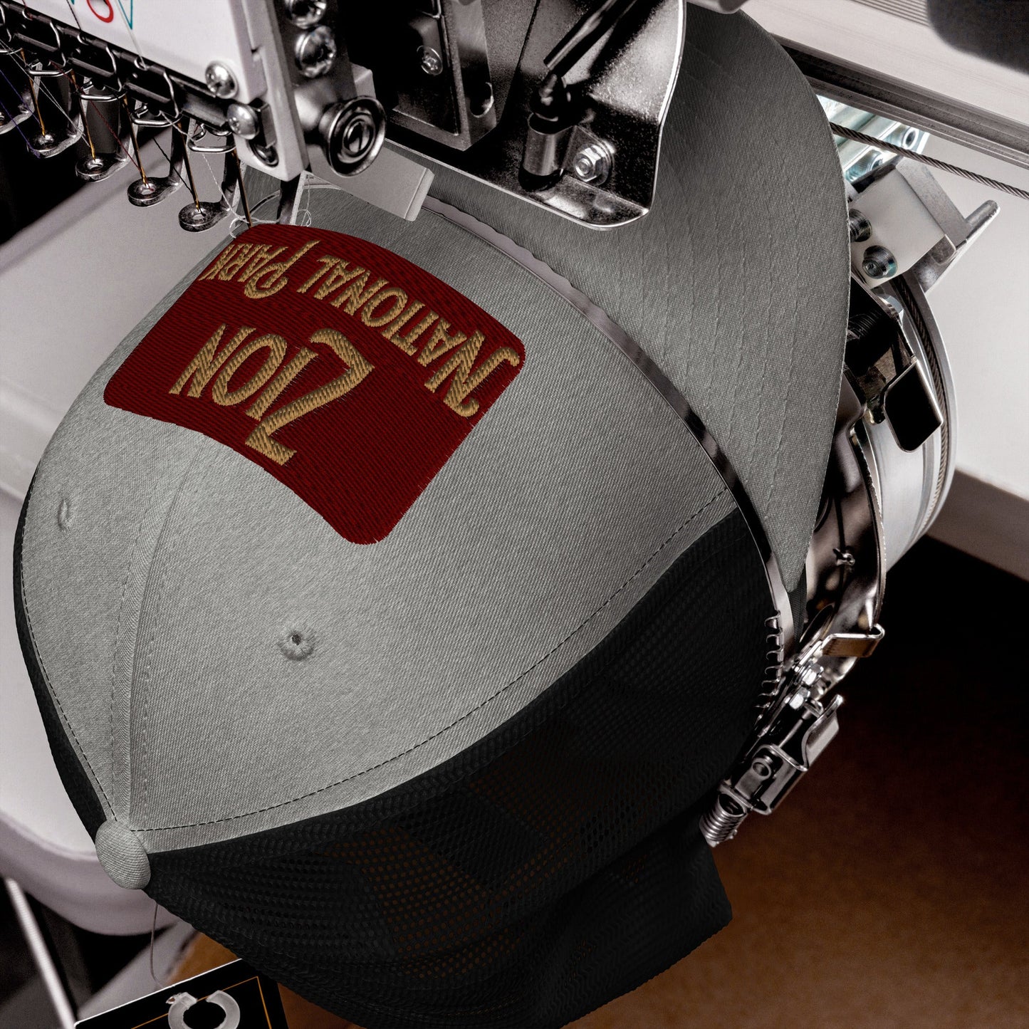 Zion National Park Sign Trucker Cap