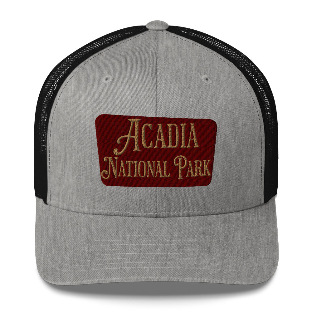 Acadia National Park Embroidered Trucker Hat