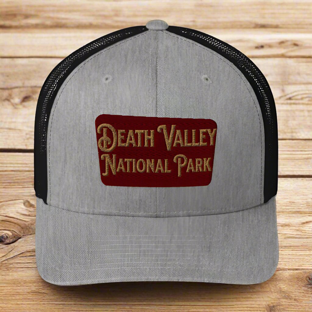 Death Valley National Park Sign Embroidered Trucker Cap