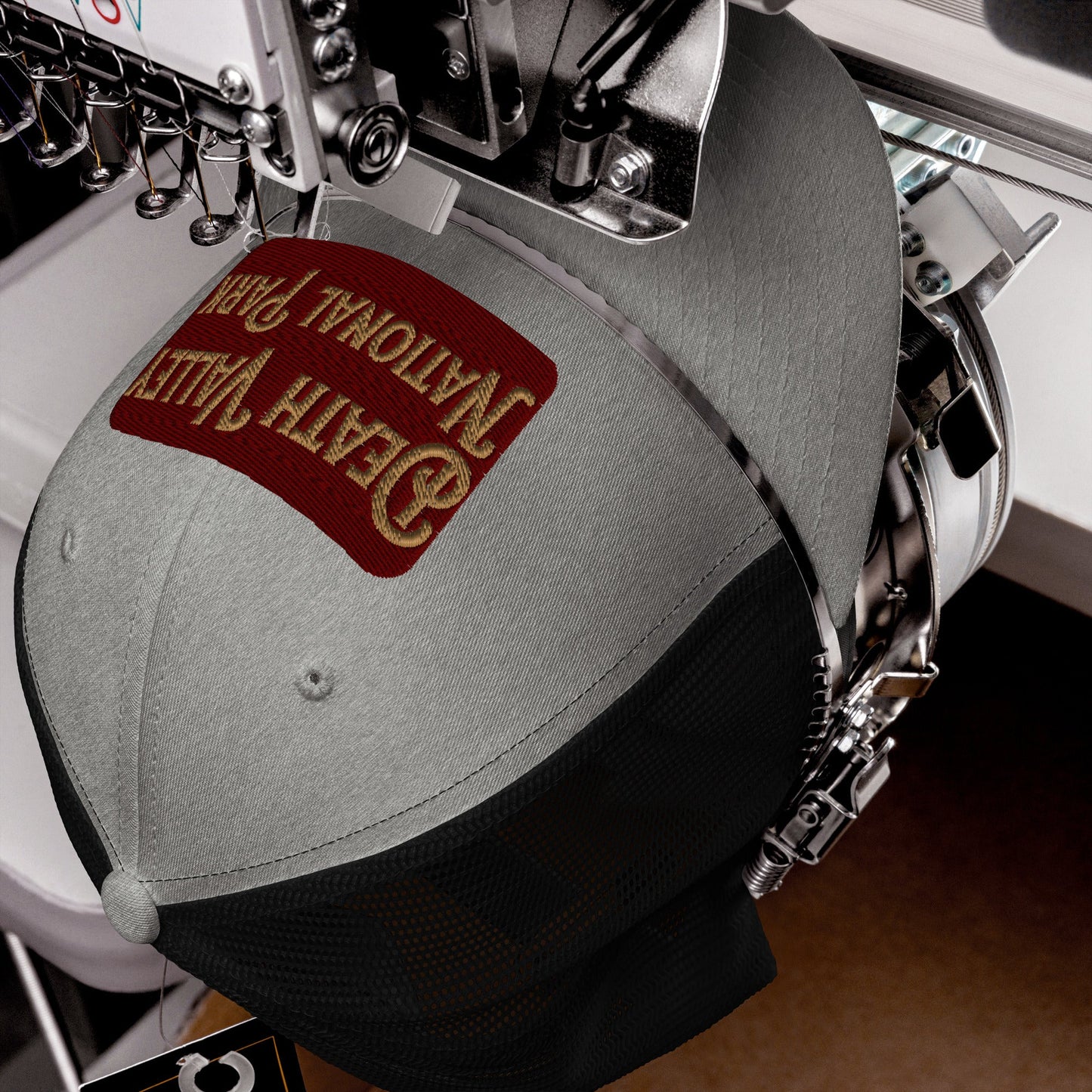 Death Valley National Park Sign Embroidered Trucker Cap