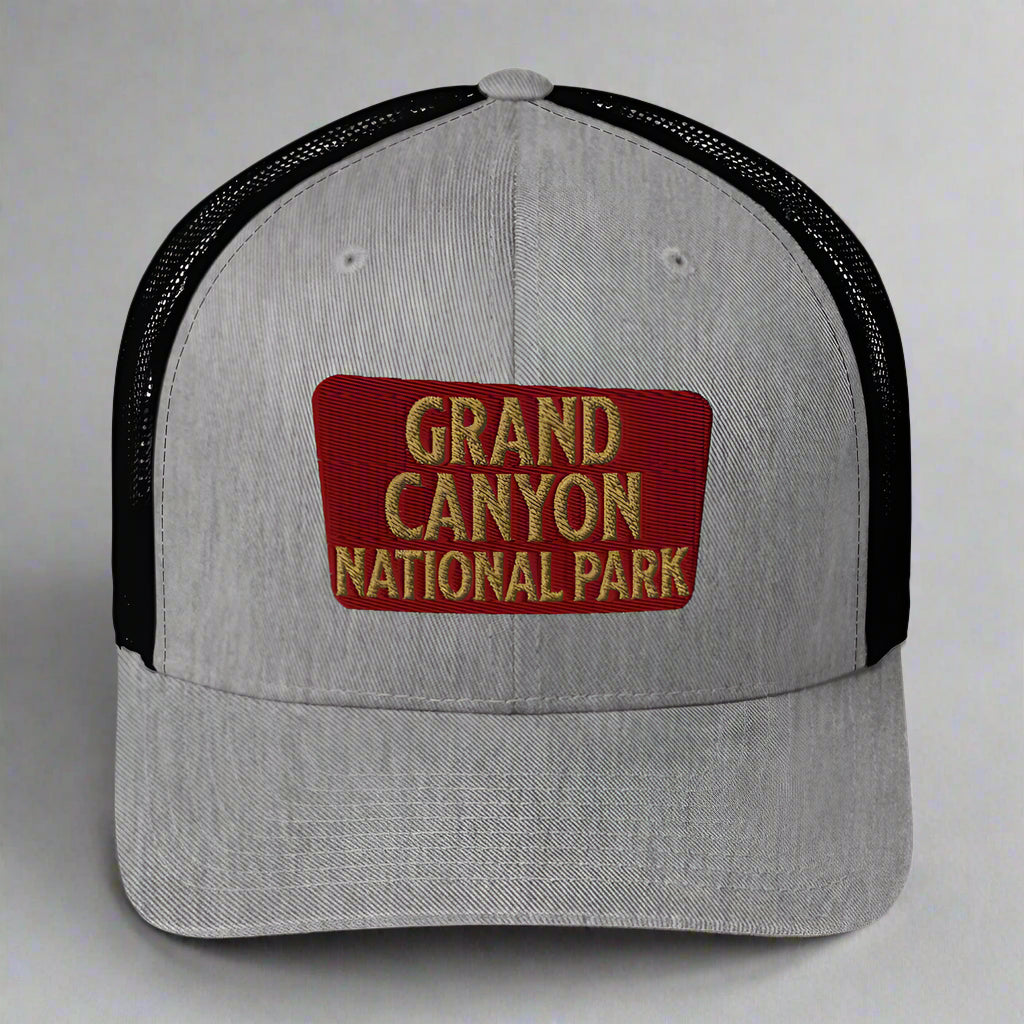 Grand Canyon National Park Sign Embroidered Trucker Hat