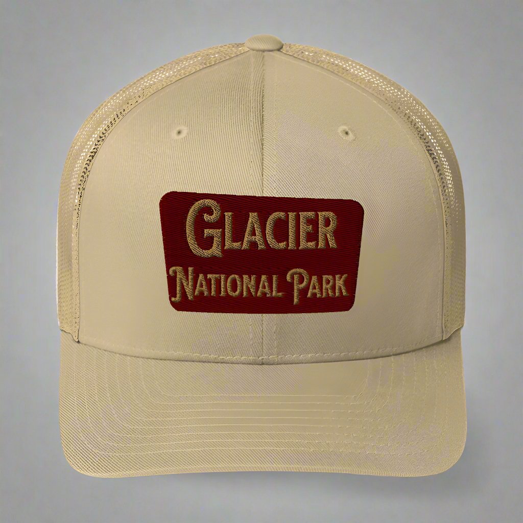 Glacier Embroidered National Park Trucker Hat
