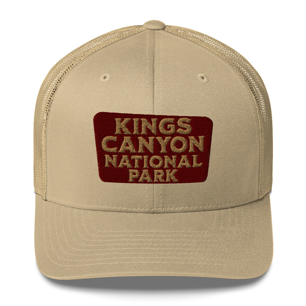 Kings Canyon National Park Embroidered Trucker Hat