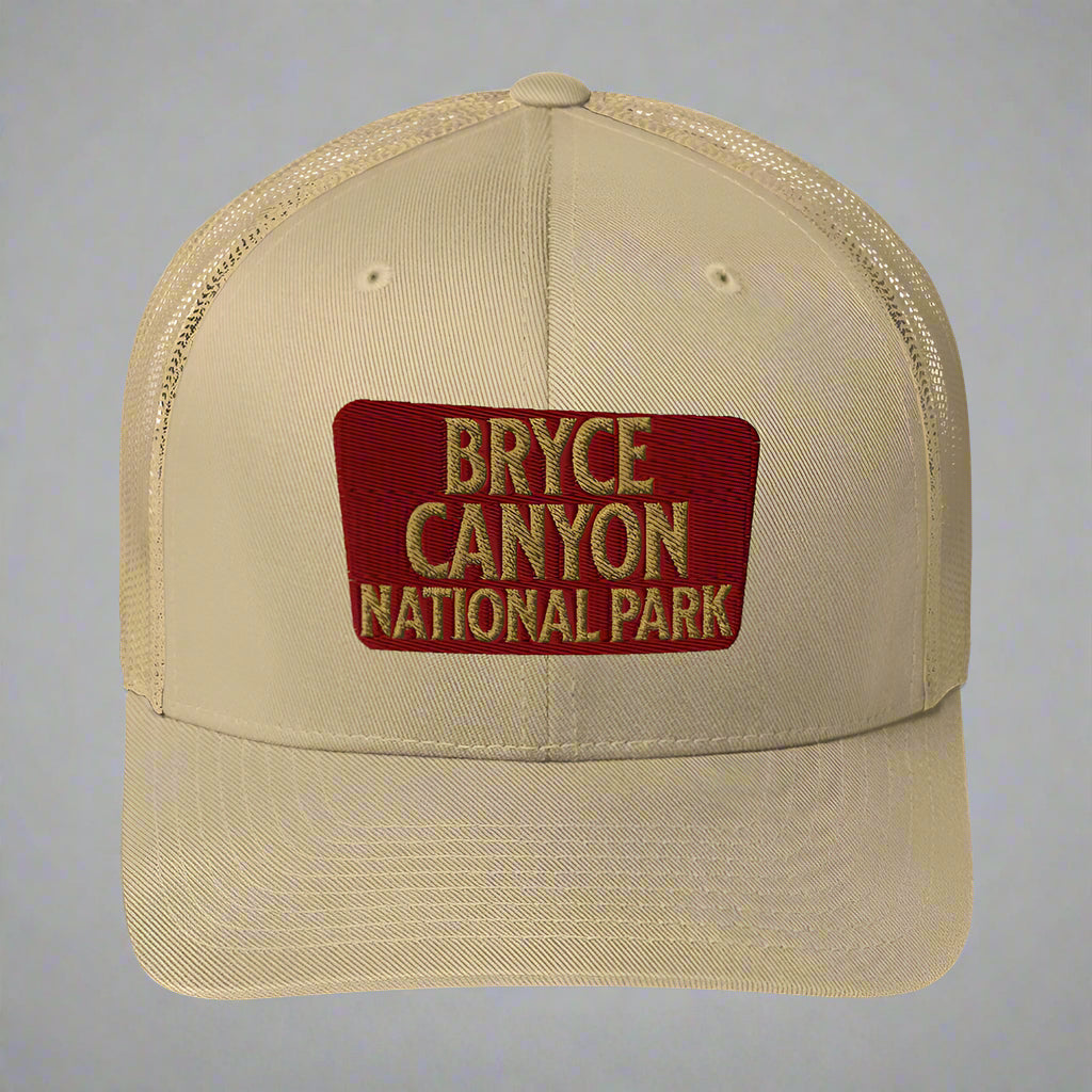 Bryce Canyon National Park Sign Embroidered Trucker Hat