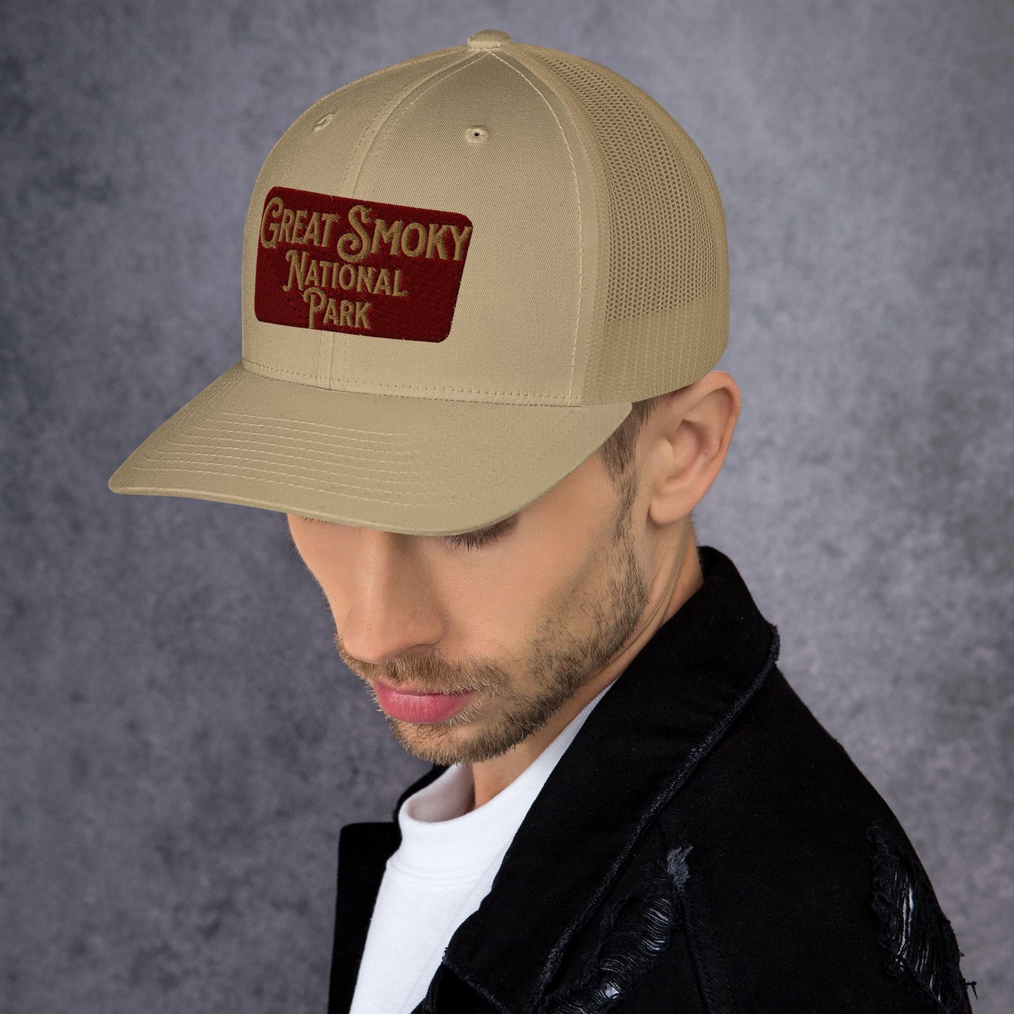 Great Smoky Mountains National Park Embroidered Trucker Hat