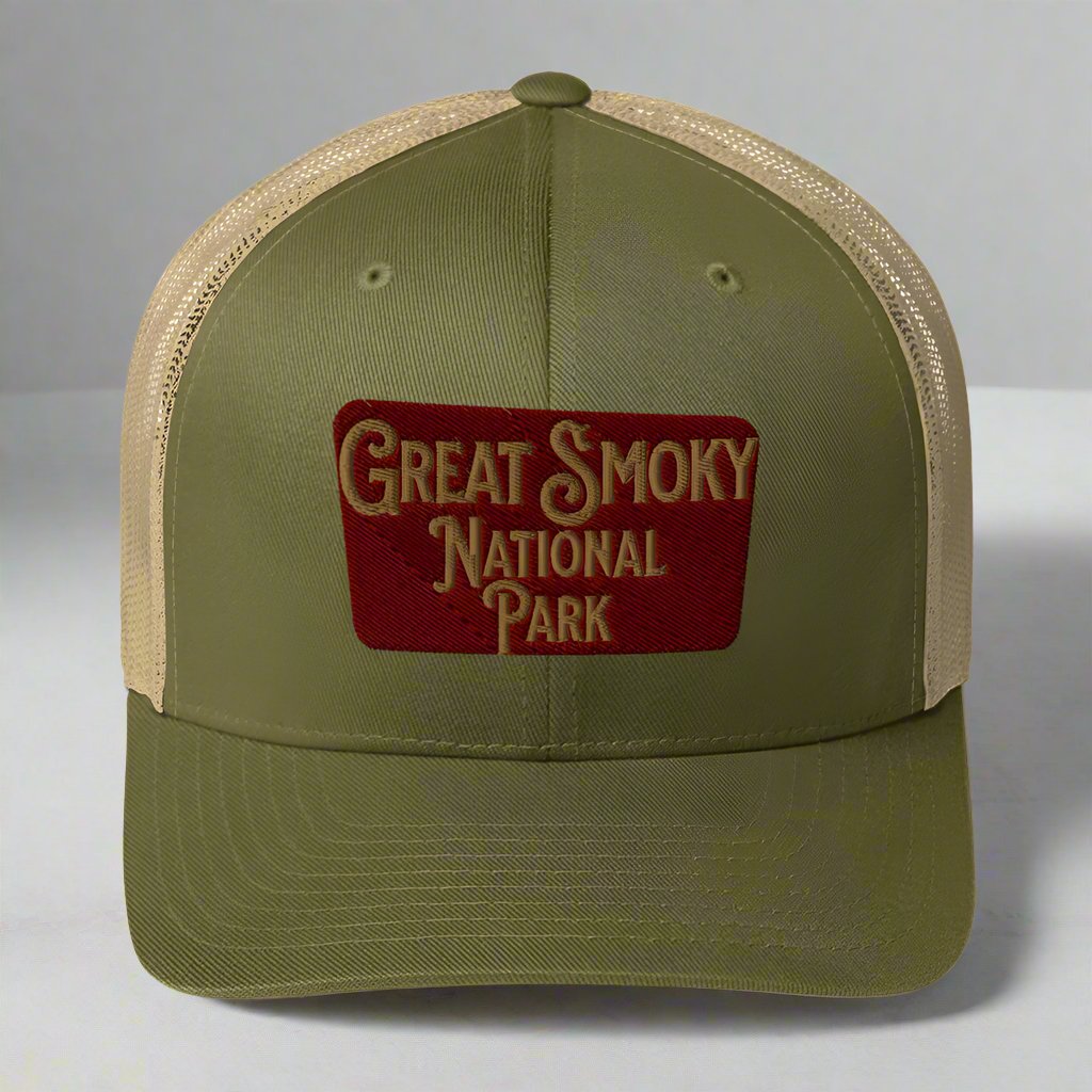 Great Smoky Mountains National Park Embroidered Trucker Hat
