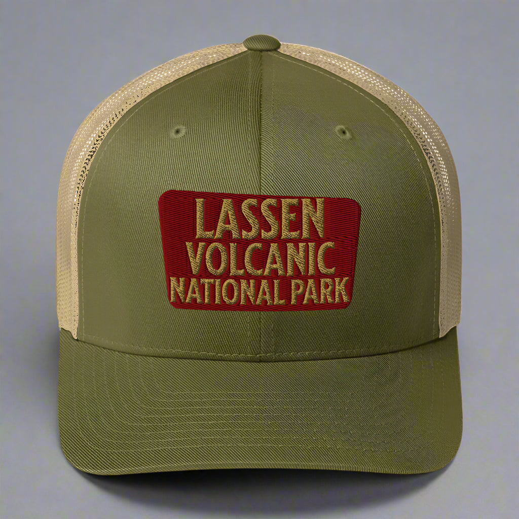Lassen Volcanic National Park Embroidered Trucker Hat