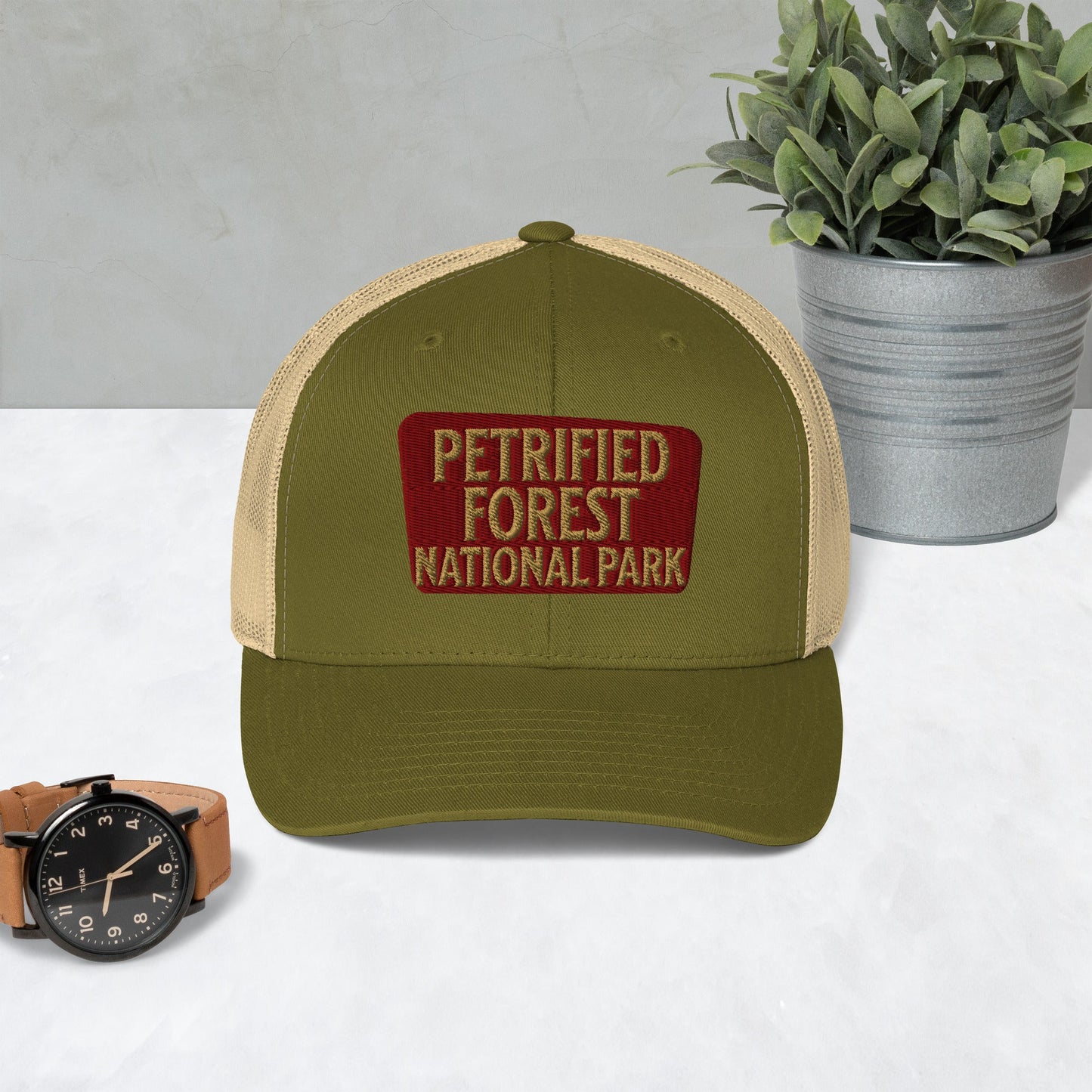 Petrified Forest National Park Embroidered Trucker Hat