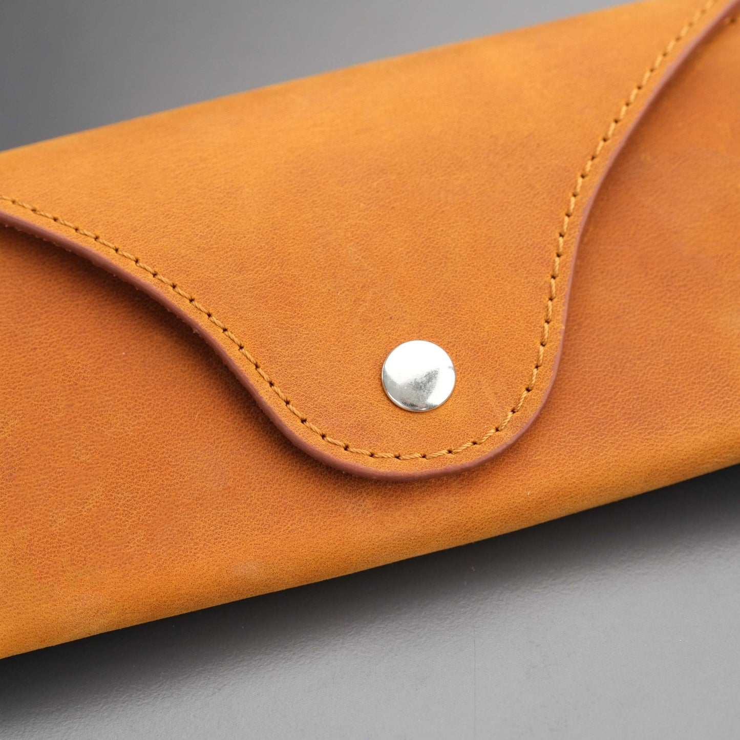 Rochester Full-Grain Leather Eyeglass Case