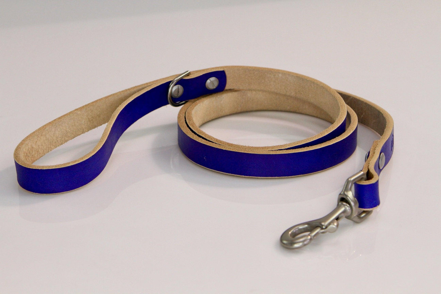 handmade leather dog leash
