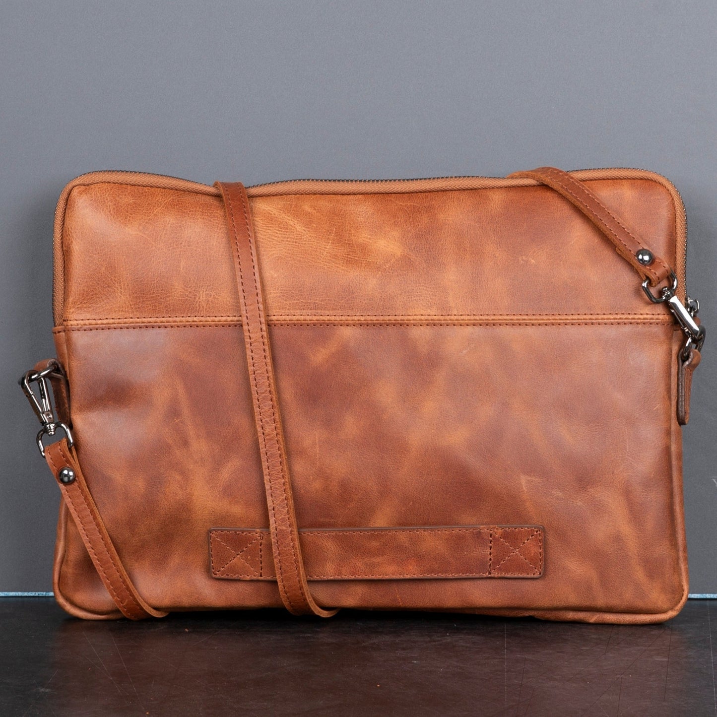 Seward Leather Laptop Bag with Shoulder Strap - MacBook Sleeve 14" & 16"