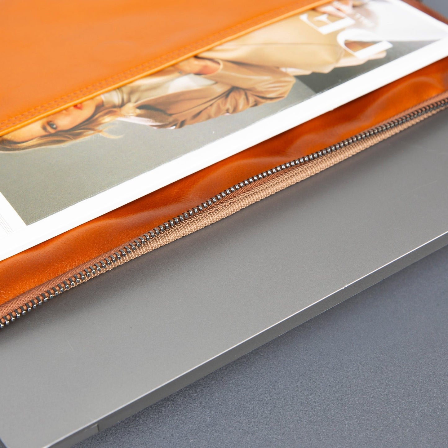 Seward Leather Laptop Bag with Shoulder Strap - MacBook Sleeve 14" & 16"