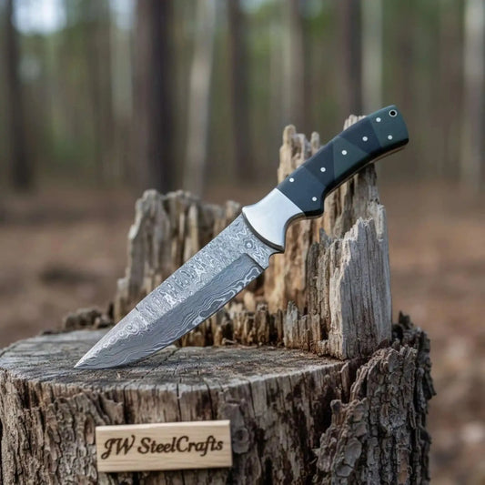 Handmade Sheffield Pattern Bowie Knife Damascus Clip Point