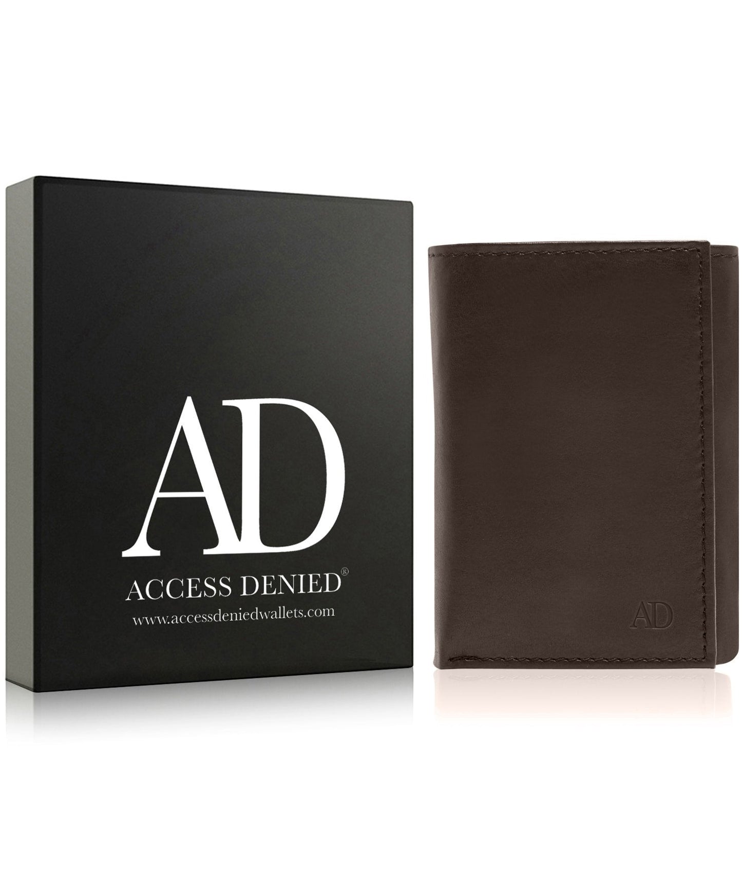 Slim Trifold Wallet With ID Window