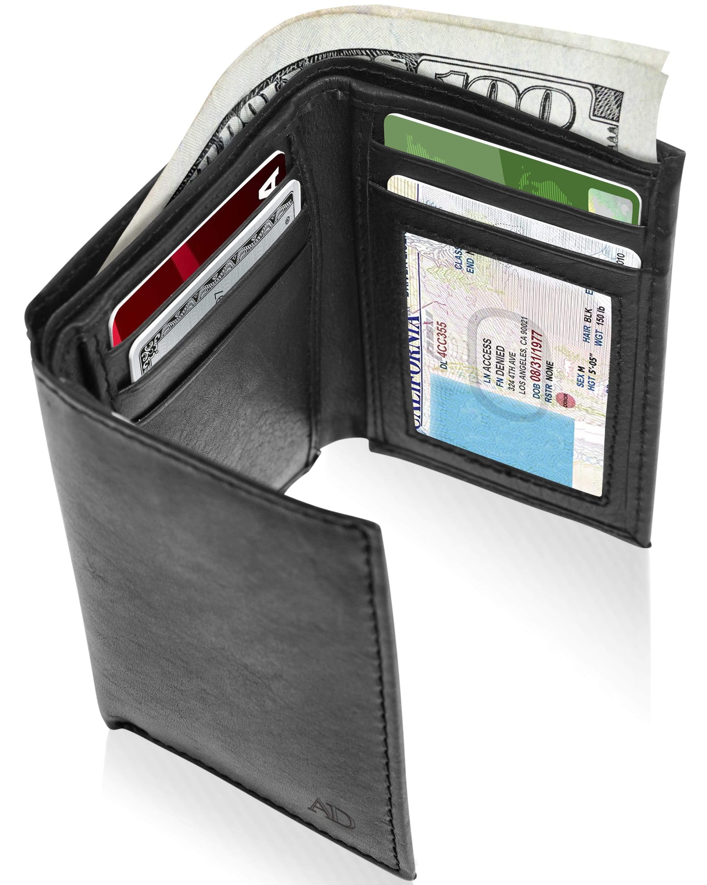 Slim Trifold Wallet With ID Window