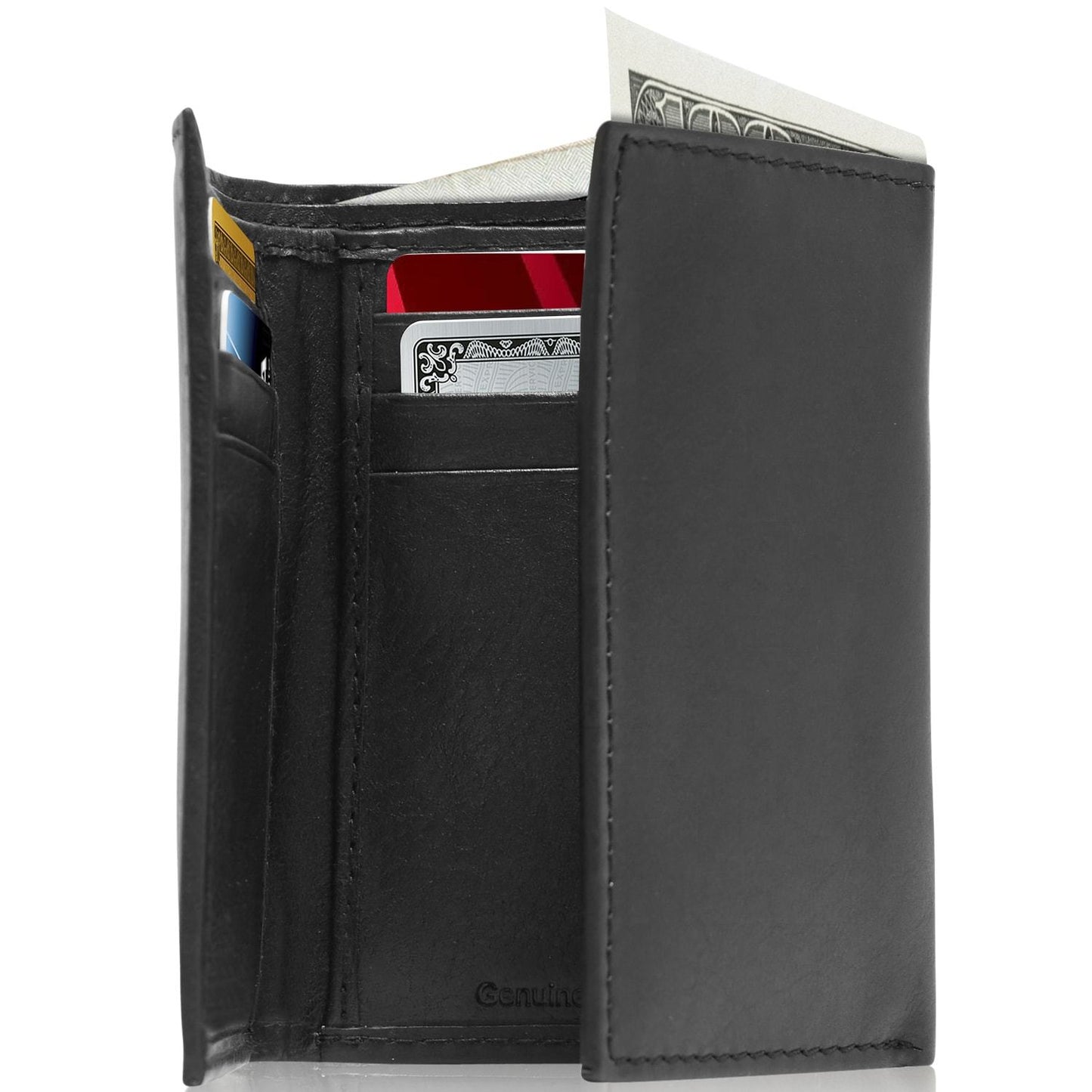 Slim Trifold Wallet With ID Window