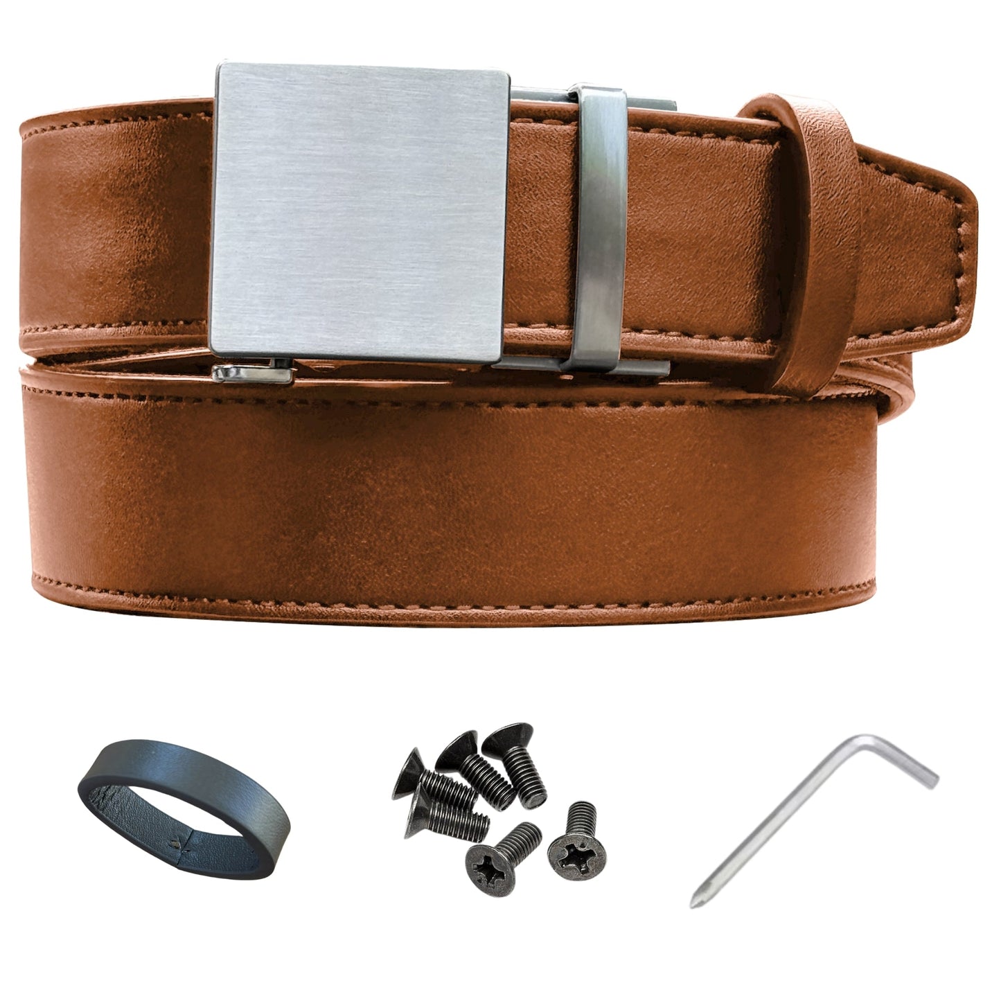 Stealth EDC Belt – Leather & Ballistic Nylon Hybrid for Concealed Carry