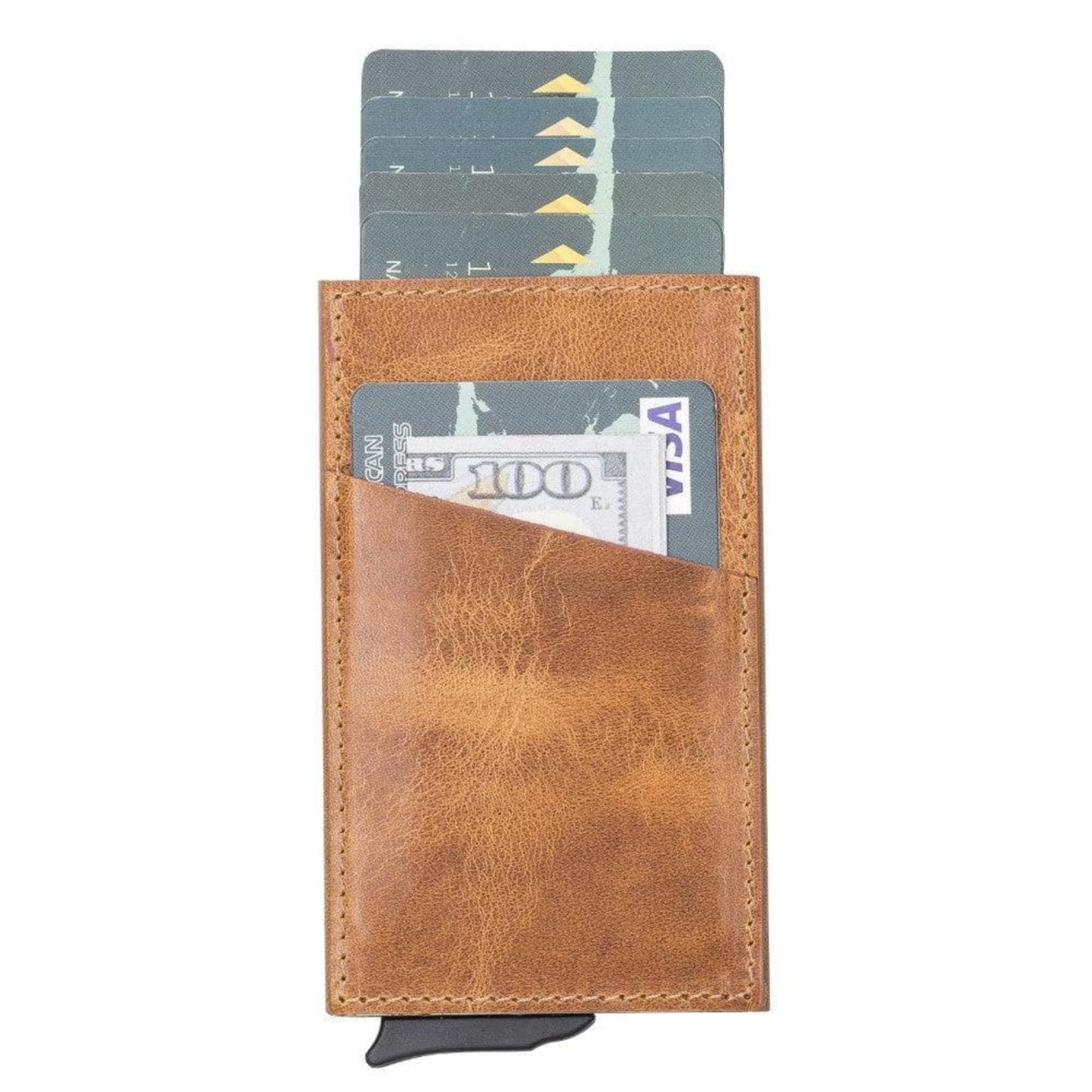Telluride Leather Popup Cardholder for Men and Women