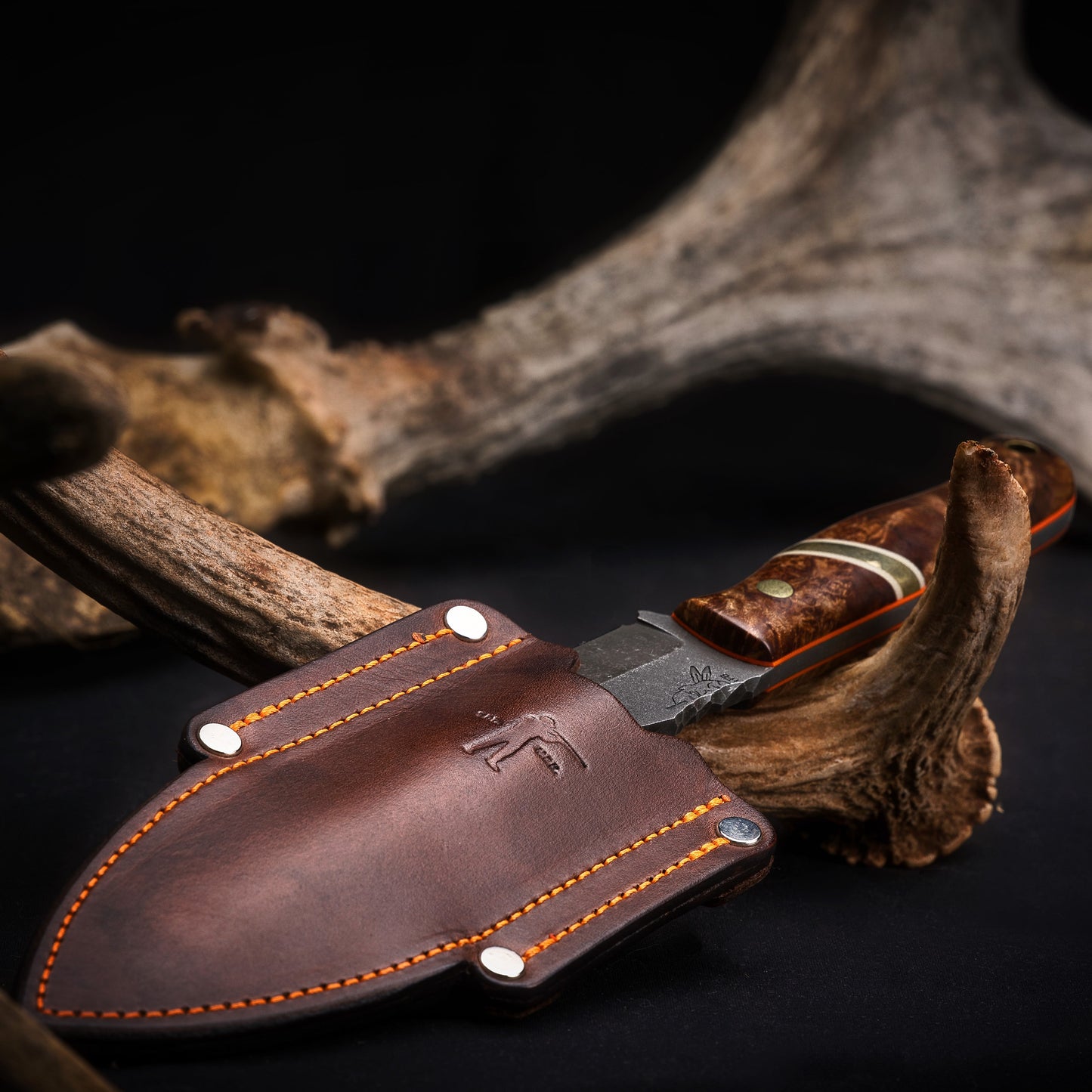 Half Face Blades X Ball and Buck Field Knife