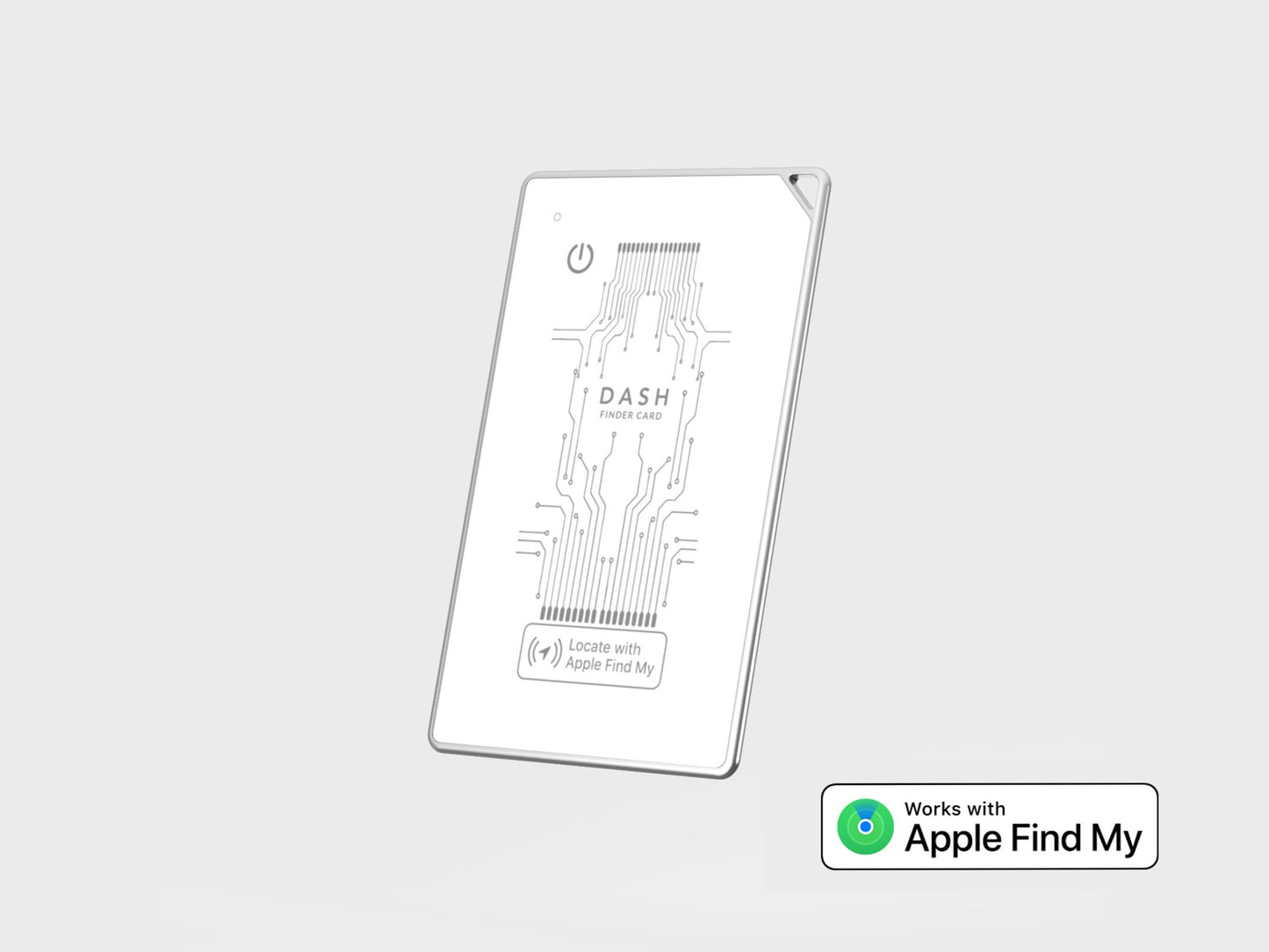 Thinnest Tracker Card - Tempered Glass & Aluminum, Wireless Recharge, Waterproof