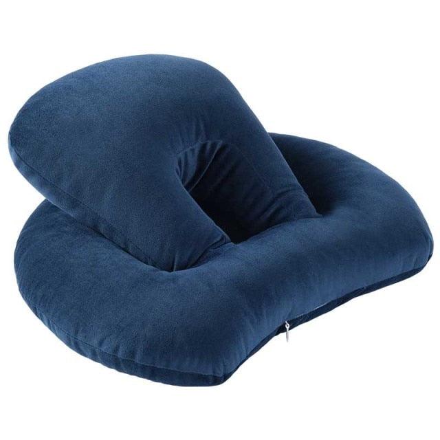 U-Shaped Desk Nap Pillow Neck Supporter Seat Cushion Headrest Travel Airplane Nap Pad  with Arm Rest Travel Pillow for Neck and Head  Comfort for Airplane Car and Desk Memory Foam Neck Pillow, Travel Pillow for Airplanes Car Camping Office School