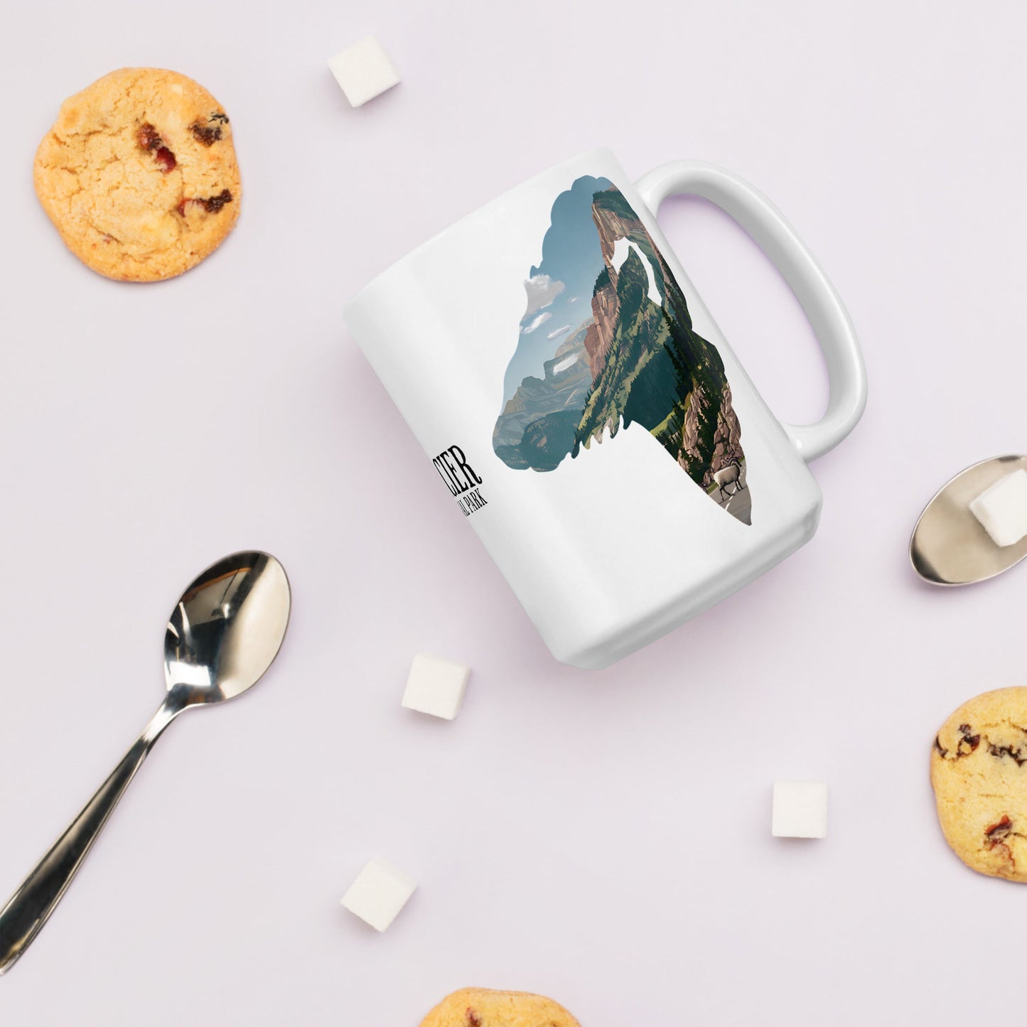 Glacier National Park Big Horned Sheep Mug
