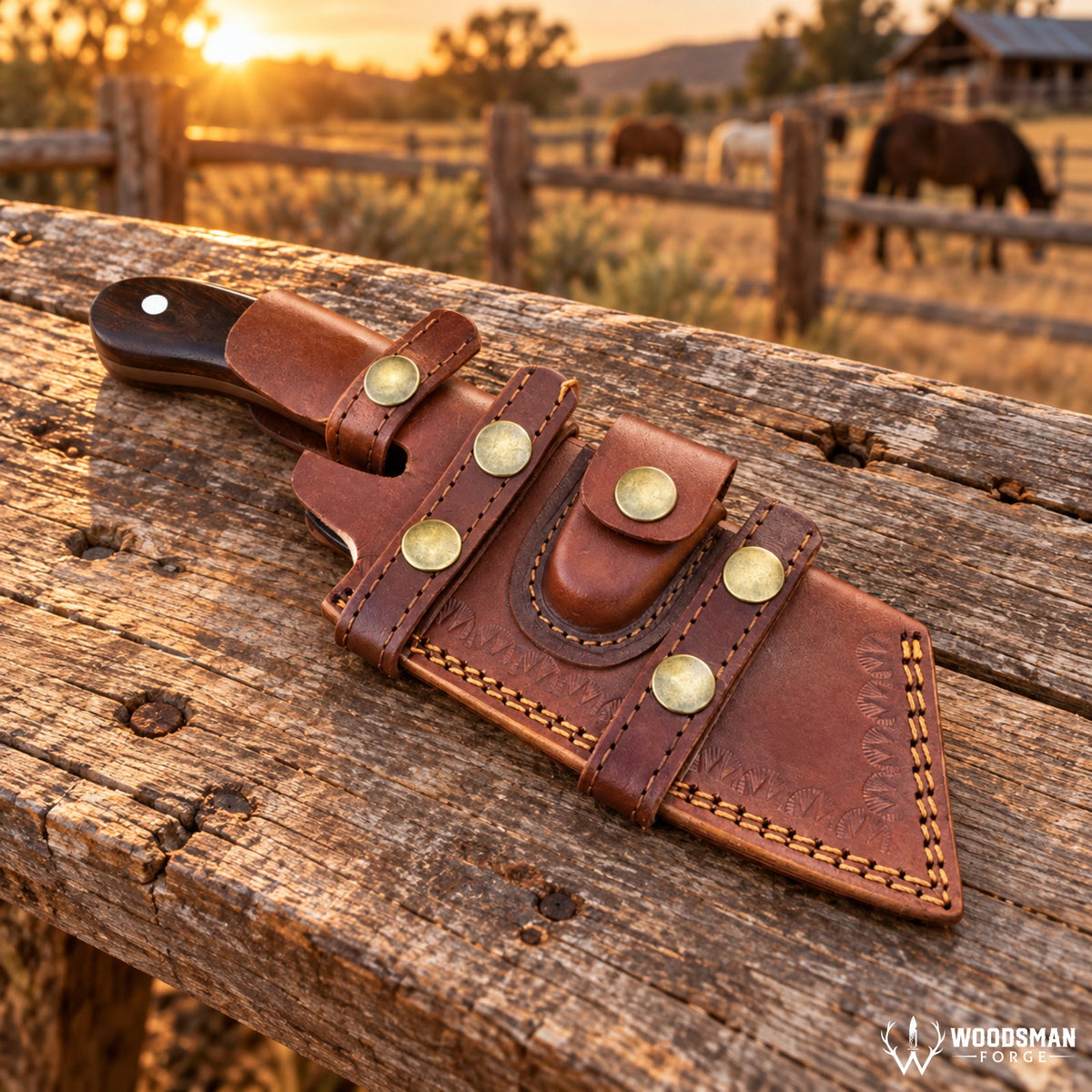 512-Layer Damascus Cleaver Knife – Twistwood Forge™ Rosewood Handle