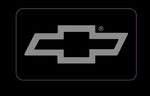 Trik Topz Hitch Cover Brand Logo Chevy Bowtie (White)